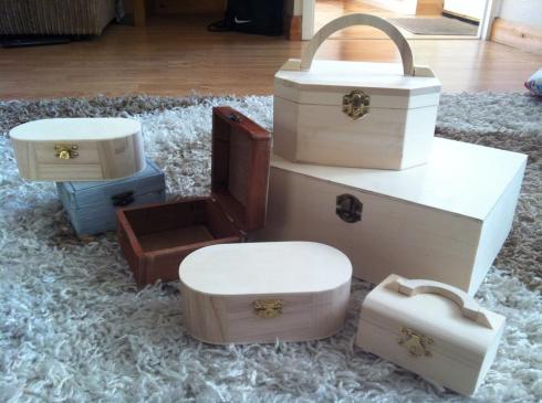 selection of box sizes available